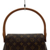ルイ・ヴィトン LOUIS VUITTON ミニ・ルーピング M51147 ブラウン モノグラム/レザー レディース ショルダーバッグ
