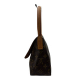 ルイ・ヴィトン LOUIS VUITTON ミニ・ルーピング M51147 ブラウン モノグラム/レザー レディース ショルダーバッグ