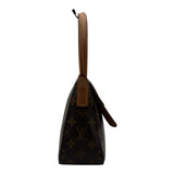 ルイ・ヴィトン LOUIS VUITTON ミニ・ルーピング M51147 ブラウン モノグラム/レザー レディース ショルダーバッグ
