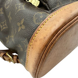 ルイ・ヴィトン LOUIS VUITTON ミニ・モンスリ M51137 ブラウン モノグラム/レザー レディース リュック・デイパック