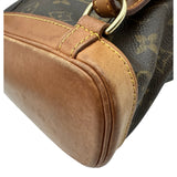 ルイ・ヴィトン LOUIS VUITTON ミニ・モンスリ M51137 ブラウン モノグラム/レザー レディース リュック・デイパック