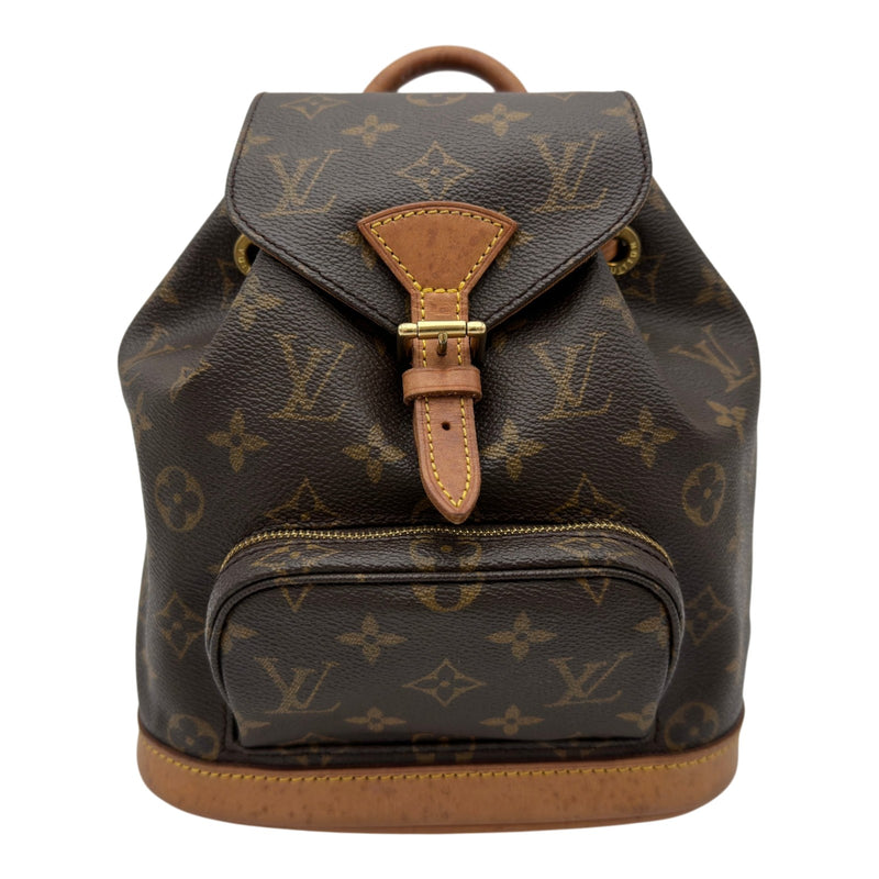 ルイ・ヴィトン LOUIS VUITTON ミニ・モンスリ M51137 ブラウン