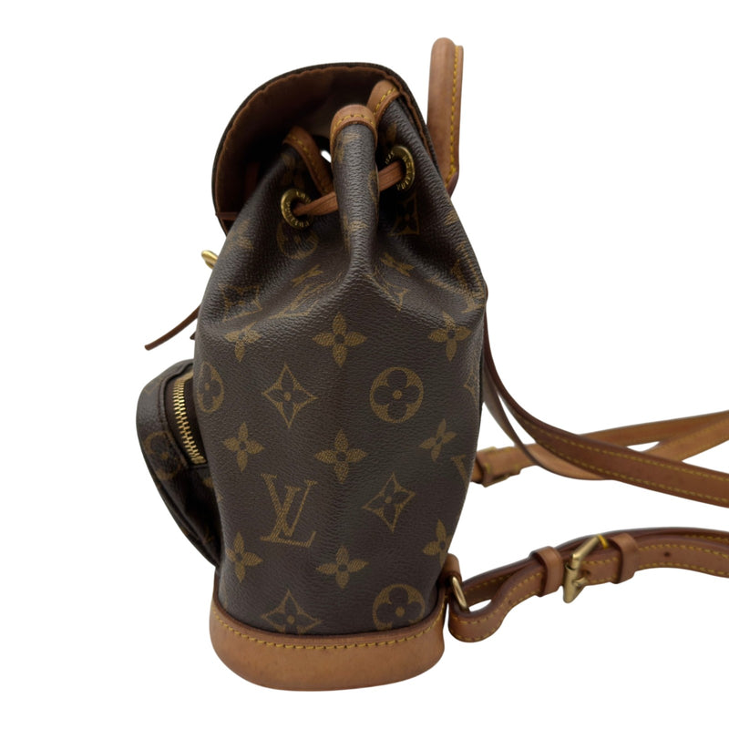 ルイ・ヴィトン LOUIS VUITTON ミニ・モンスリ M51137 ブラウン