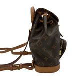 ルイ・ヴィトン LOUIS VUITTON ミニ・モンスリ M51137 ブラウン モノグラム/レザー レディース リュック・デイパック