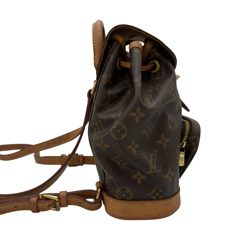 ルイ・ヴィトン LOUIS VUITTON ミニ・モンスリ M51137 ブラウン