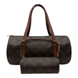 ルイ・ヴィトン LOUIS VUITTON パピヨン30 M51365 ブラウン モノグラム/レザー レディース ハンドバッグ