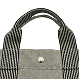 エルメス HERMES ニューフールトゥMM グレー キャンバス ユニセックス トートバッグ