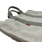 エルメス HERMES ニューフールトゥMM グレー キャンバス ユニセックス トートバッグ
