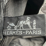 エルメス HERMES エールライントートGM グレー キャンバス メンズ トートバッグ