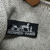 エルメス HERMES ニューフールトゥトートPM アイボリー トワル レディース トートバッグ