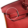 エルメス HERMES バーキン35 バイカラー □I刻 ルージュガランス/オレンジ シルバー金具 トゴ レディース ハンドバッグ