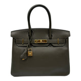 エルメス HERMES バーキン30 □O刻 カノピ ゴールド金具 トゴ レディース ハンドバッグ