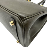 エルメス HERMES バーキン30 □O刻 カノピ ゴールド金具 トゴ レディース ハンドバッグ