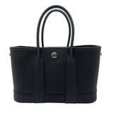 エルメス HERMES ネオガーデン23 K刻 ブラック シルバー金具 ネゴンダ レディース ハンドバッグ