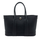 エルメス HERMES ネオガーデン23 K刻 ブラック シルバー金具 ネゴンダ レディース ハンドバッグ