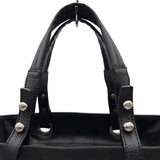 シャネル CHANEL パリビアリッツトートGM A34210 11番台 ブラック シルバー金具 コーティングキャンバス/レザー レディース トートバッグ