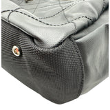 シャネル CHANEL パリビアリッツトートGM A34210 11番台 ブラック シルバー金具 コーティングキャンバス/レザー レディース トートバッグ