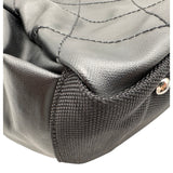 シャネル CHANEL パリビアリッツトートGM A34210 11番台 ブラック シルバー金具 コーティングキャンバス/レザー レディース トートバッグ