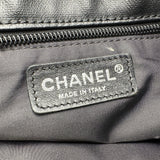 シャネル CHANEL パリビアリッツトートGM A34210 11番台 ブラック シルバー金具 コーティングキャンバス/レザー レディース トートバッグ