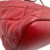 シャネル CHANEL CHANEL19 スモールホーボーバッグ AS1745 29番台 レッド ゴールド金具 ラムスキン レディース ハンドバッグ