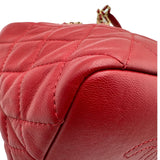 シャネル CHANEL CHANEL19 スモールホーボーバッグ AS1745 29番台 レッド ゴールド金具 ラムスキン レディース ハンドバッグ