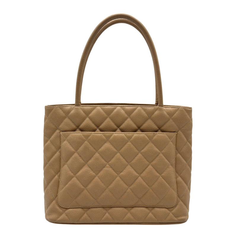 シャネル CHANEL 復刻トート A01804 8番台 ベージュ ゴールド金具