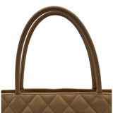 シャネル CHANEL 復刻トート A01804 8番台 ベージュ ゴールド金具 キャビアスキン レディース トートバッグ
