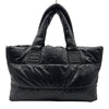 シャネル CHANEL コココクーントートMM A48611 12番台 ブラック ナイロン/レザー レディース トートバッグ