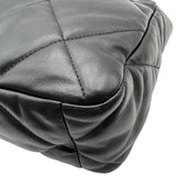 シャネル CHANEL CHANEL19 ラージバッグ AS1161 ブラック ゴールド/シルバー金具 シャイニーラムスキン レディース ショルダーバッグ