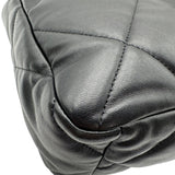 シャネル CHANEL CHANEL19 ラージバッグ AS1161 ブラック ゴールド/シルバー金具 シャイニーラムスキン レディース ショルダーバッグ