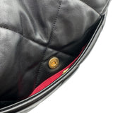 シャネル CHANEL CHANEL19 ラージバッグ AS1161 ブラック ゴールド/シルバー金具 シャイニーラムスキン レディース ショルダーバッグ