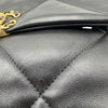 シャネル CHANEL CHANEL19 ラージバッグ AS1161 ブラック ゴールド/シルバー金具 シャイニーラムスキン レディース ショルダーバッグ