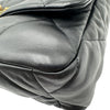 シャネル CHANEL CHANEL19 ラージバッグ AS1161 ブラック ゴールド/シルバー金具 シャイニーラムスキン レディース ショルダーバッグ