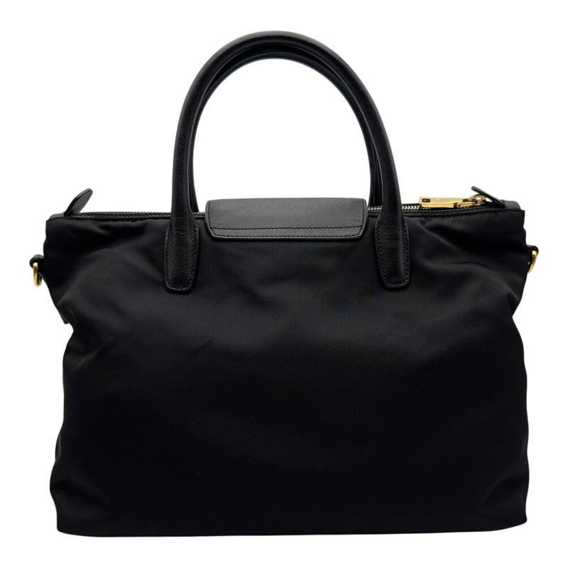 PRADA サフィアーノレザー 2wayバック　ブラック プラダ PRADA サフィアーノ 2WAYバッグ BN2541 ブラック ナイロン