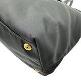 プラダ PRADA サフィアーノ 2WAYバッグ BN2541 ブラック ナイロン/サフィアーノレザー レディース ショルダーバッグ
