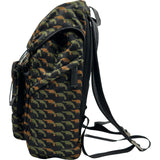 プラダ PRADA ドローストリング バックパック VZ0066 ブラック/カーキ ナイロン メンズ リュック デイパック