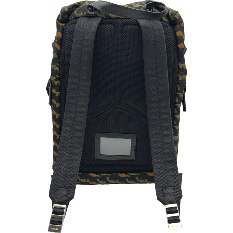プラダ PRADA ドローストリング バックパック VZ0066 ブラック/カーキ