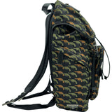 プラダ PRADA ドローストリング バックパック VZ0066 ブラック/カーキ ナイロン メンズ リュック デイパック