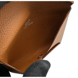 エルメス HERMES カルヴィ Y刻 ゴールド エプソン レディース カードケース
