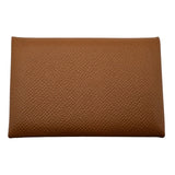 エルメス HERMES カルヴィ Y刻 ゴールド エプソン レディース カードケース