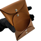 エルメス HERMES カルヴィ デュオ W刻印 ゴールド シルバー金具 エプソン レディース カードケース
