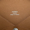 エルメス HERMES カルヴィ W刻 ゴールド エプソン レディース カードケース