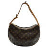 ルイ・ヴィトン LOUIS VUITTON クロワッサンMM M51512 ブラウン モノグラム/レザー レディース ショルダーバッグ