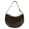 ルイ・ヴィトン LOUIS VUITTON クロワッサンMM M51512 ブラウン モノグラム/レザー レディース ショルダーバッグ