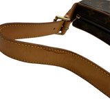 ルイ・ヴィトン LOUIS VUITTON クロワッサンMM M51512 ブラウン モノグラム/レザー レディース ショルダーバッグ
