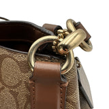 コーチ COACH ハリー ショルダーバッグ F80298 ブラウン/ベージュ PVCコーティングキャンバス/レザー レディース トートバッグ