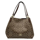 コーチ COACH ハリー ショルダーバッグ F80298 ブラウン/ベージュ PVCコーティングキャンバス/レザー レディース トートバッグ