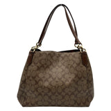 コーチ COACH ハリー ショルダーバッグ F80298 ブラウン/ベージュ PVCコーティングキャンバス/レザー レディース トートバッグ