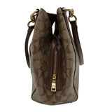 コーチ COACH ハリー ショルダーバッグ F80298 ブラウン/ベージュ PVCコーティングキャンバス/レザー レディース トートバッグ
