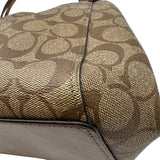 コーチ COACH ハリー ショルダーバッグ F80298 ブラウン/ベージュ PVCコーティングキャンバス/レザー レディース トートバッグ